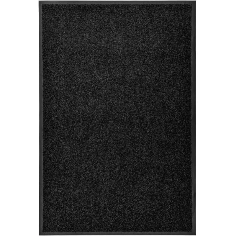 Image of VIDAXL Doormat Washable Black 60x90cm Vidaxl 8720286064627