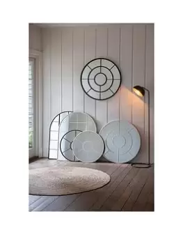 Image of Hometown Interiors Heath Arch Wall Mirror - White