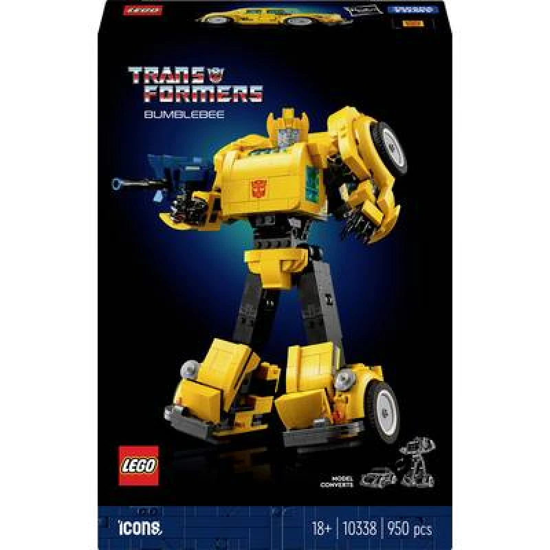 Image of LEGO LEGO Icons Transformers Bumblebee Model Set for Adults 10338
