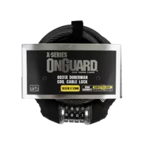 Image of OnGuard X Doberman Combo 8031 Cable Lock 1850 x 12mm