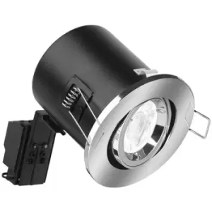 Image of Aurora Enlite Adjustable Fire Rated IP20 Non-Integrated Downlight Satin Nickel - EN-FD102SN