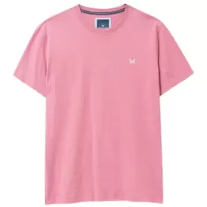 Image of Crew Clothing Mens Classic Tee Deco Rose Medium