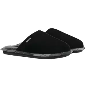 Image of Barbour Mens Foley Slippers Black 8