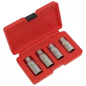 Image of Sealey AK723 Stud Extractor Set 4pc 1/2"Sq Drive Metric