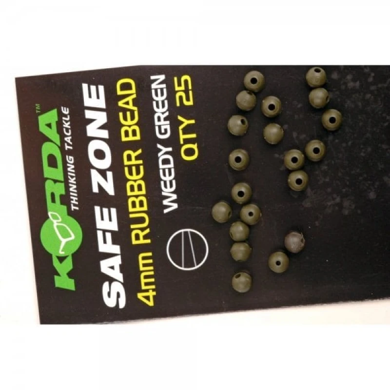 Image of Korda Safe Zone 4mm Beads Muddy Brown Colour: Muddy Brown, Lb,kg,dia I