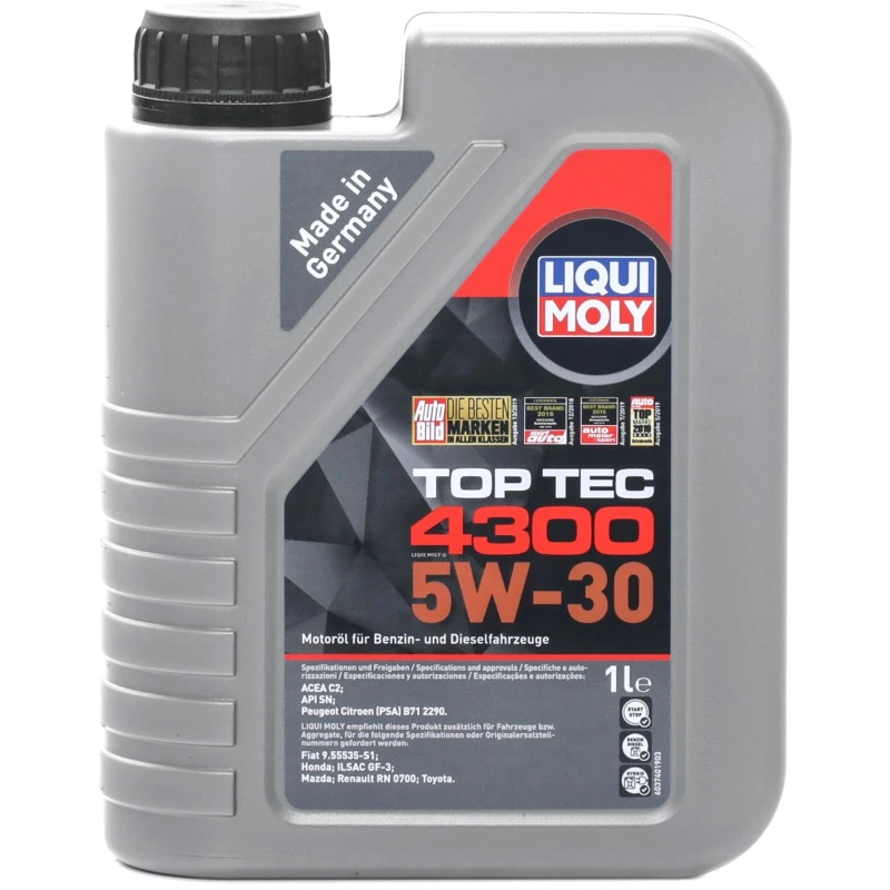 Image of LIQUI MOLY 2323 Engine oil Capacity: 1l, 5W-30, Full Synthetic Oil Engine Oil (1862)