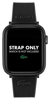 Image of Lacoste 2050009 Apple Strap (42/44mm) Black Silicone Watch