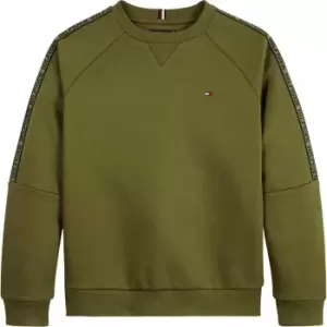 Image of Tommy Hilfiger Tape Sweatshirt - Green