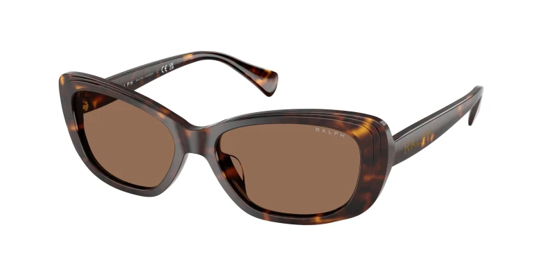 Image of Ralph 0Ra5322U Rectangle Sunglasses - Brown Brown WFBDA Unisex