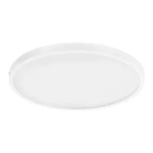 Image of Wall / Ceiling Light White 500mm Round Surface Mounted 25W LED 3000K