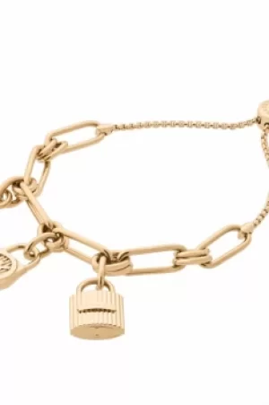Image of Ladies Michael Kors Gold Plated Charm Bracelet MKJ6816710