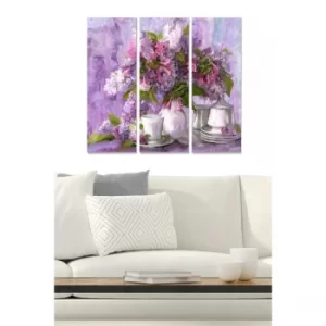 Image of MDF70843423 Multicolor Decorative MDF Painting (3 Pieces)