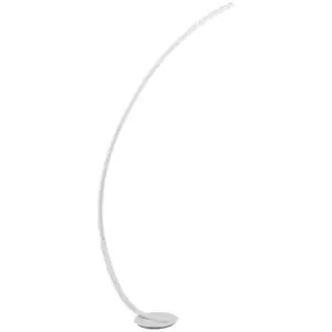 Image of Merano - Fremont Arc Floor Lamp Sandy White Aluminium LED 30W 1580Lm 3000K