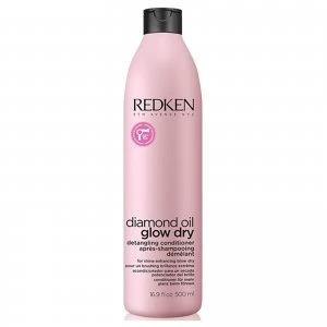 Image of Redken Diamond Oil Glow Dry Conditioner 500ml