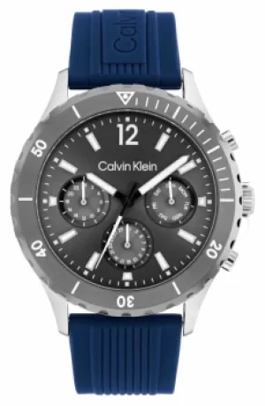 Image of Calvin Klein 25200120 Mens Silicone Chronograph Watch