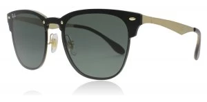 Image of Ray-Ban Blaze Sunglasses Gold Striped 043/71 41mm