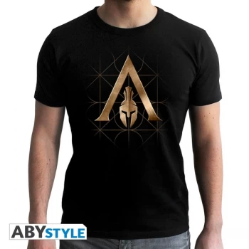 Image of Assassins Creed - Crest Odyssey Mens XX-Large - Black