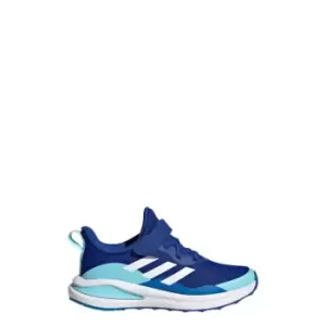 Image of adidas FortaRun Sport Running Elastic Lace and Top Strap - Royal Blue / Cloud White / Bli