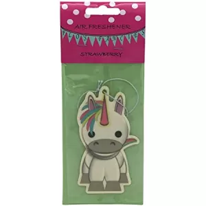 Image of 2D Carded Strawberry Pack Of 20 Unicorn Air Freshener
