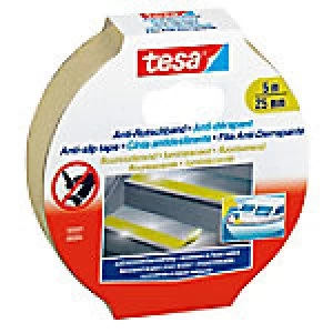 Image of tesa Anti Slip Tape Fluorescent 25mm x 5m Yellow