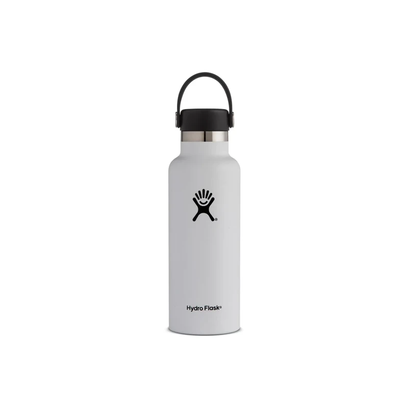 Image of Standard thermos Hydro Flask with standard mouth flex cap 18 oz Blanc Unisex TU