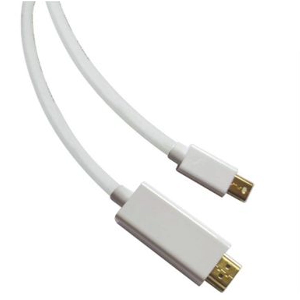 Image of Sandberg Mini DisplayPort Male to HDMI Male Converter Cable, 1.5 Metres, 5 Year Warranty