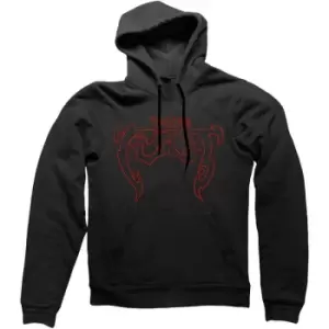 Image of The Cult - Outline Logo Unisex XX-Large Pullover Hoodie - Black