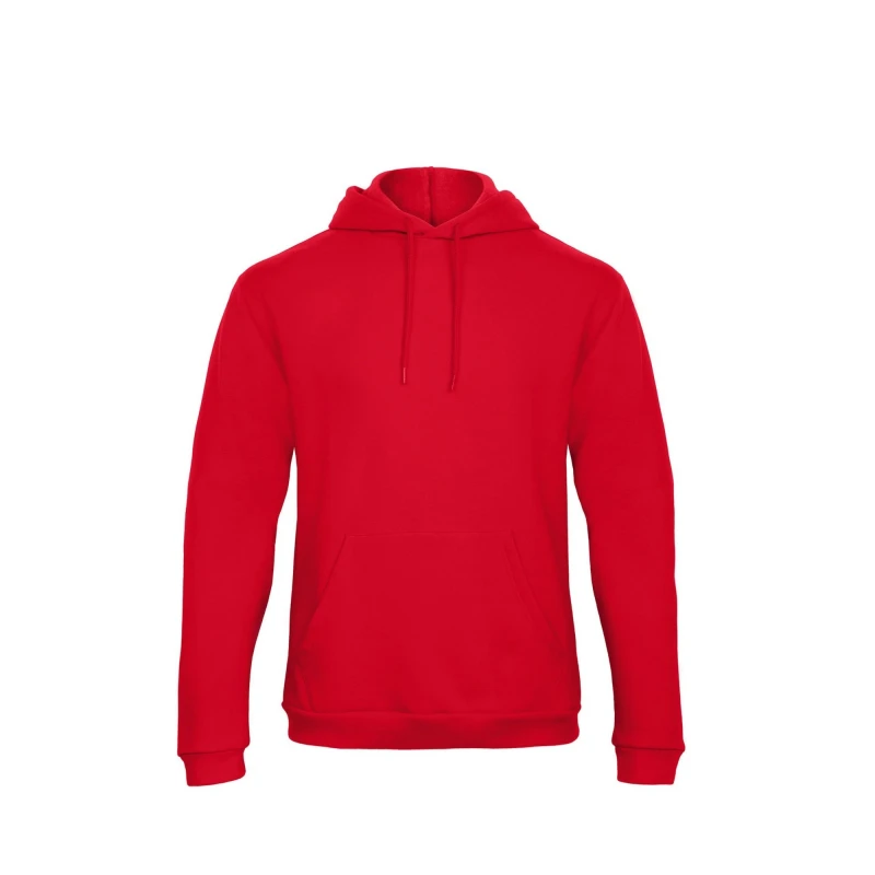 Image of B&C ID. 203 50 50 Hooded Sweatshirt in Red Size: 3XL Red Unisex 3XL