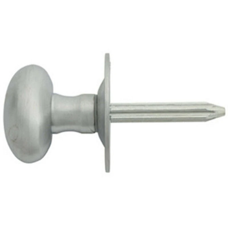 Image of Loops Oval Rack Bolt Thumbturn Lock Steel Spline Spindle 36mm Rose Satin Chrome Metallics unisex