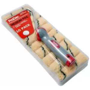 Image of Prodec - 4' Medium Pile Mini Roller & Frame Pack 10 - PRRF003