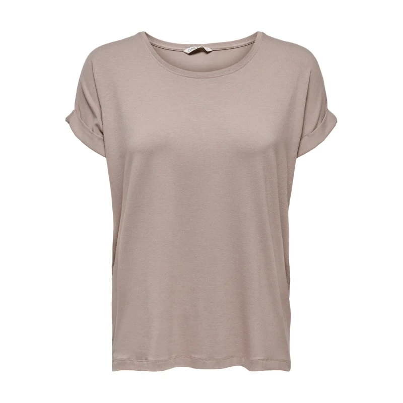 Image of Only T-Shirt round neck woman Only Moster Marron Female M