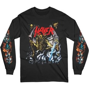 Image of Slayer - Airbrush Demon Unisex Medium T-Shirt - Black