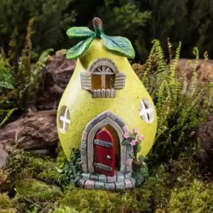 Image of Garden Gear Solar Light Up Pear Fairy House