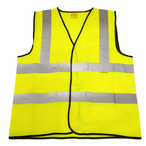 Image of Worksafe Hi-Vis Waistcoat (Site and Road Use) Yellow - Large