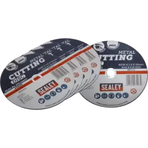 Image of Sealey Metal Cutting Disc 230mm 1.9mm Pack of 50
