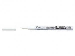 Image of Pilot Super Color Fine Paint Marker White PK12