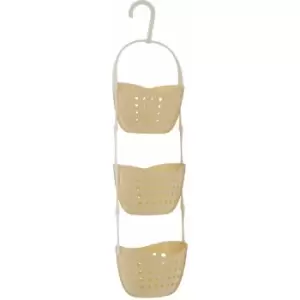 Image of 3 Tier Cream Shower Caddy - Premier Housewares