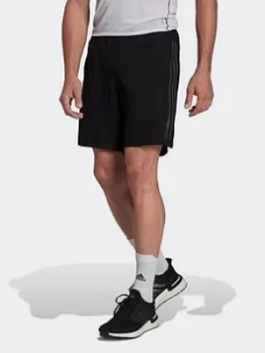 Image of Adidas Run Icon Full Reflective 3-Stripes Shorts