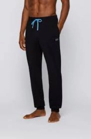 Image of Hugo Boss Mix and Match Cuffed Lounge Pants Black Size S Men