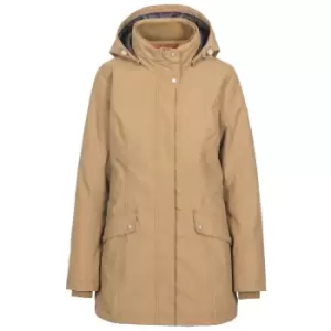 Image of Trespass Womens/Ladies Generation Hooded Jacket (S) (Sandstone)