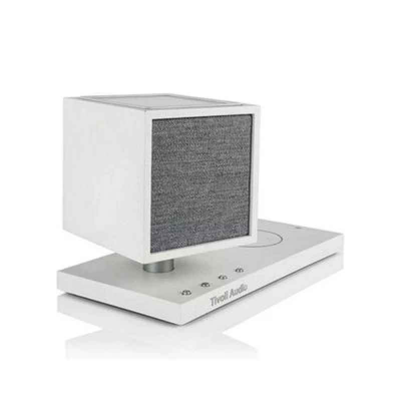 Image of Tivoli Audio Revive Bluetooth Speaker With Wireless Charging Pad & Lamp White / Grey