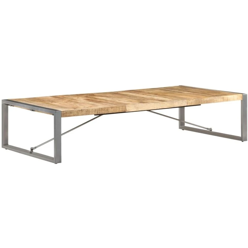Image of VIDAXL Coffee Table 180x90x40cm Rough Mango Wood Vidaxl 8720286104835
