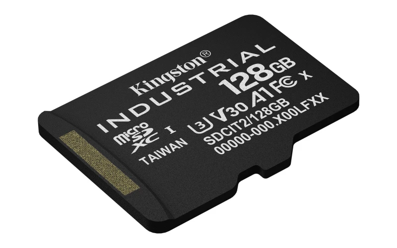 Image of Kingston Technology Kingston Technology 128GB microSDXC Industrial C10 A1 pSLC Card Single Pack w/o Adapter SDCIT2/128GBSP