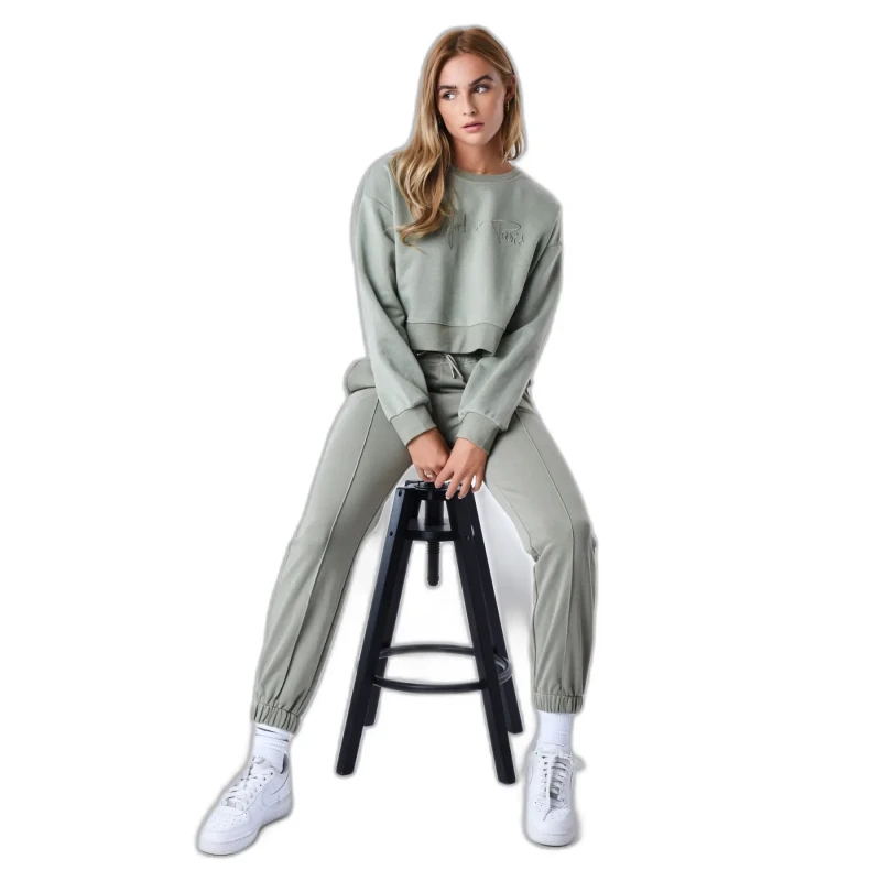 Image of Project X Paris Sweatshirt court ample woman Project X Paris Basic Vert Female L F212103_KH2