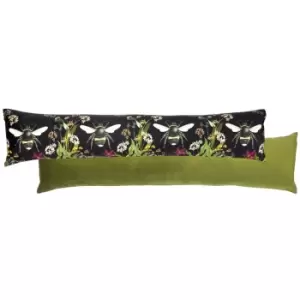 Image of Midnight Garden Bee Draught Excluder Black