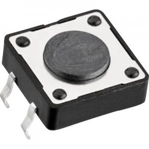 Image of Wuerth Elektronik WS TSW 430456043736 Pushbutton 12 Vdc 0.05 A 1 x OffOn momentary