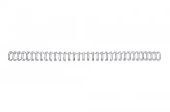 Image of GBC A4 11mm Binding Wire Elements 34 Ring 100 Sheet Capacity Silver Pack of 100