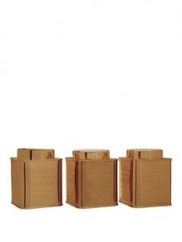 Image of Premier Housewares Chai Square Set Of 3 Canisters