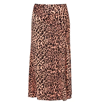 Image of Scotch and Soda Maison Bias Cut Skirt - Brown 0222