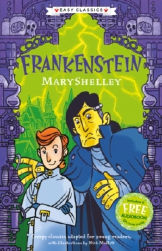 Image of Creepy Classics: Frankenstein (Easy Classics) Paperback / softback